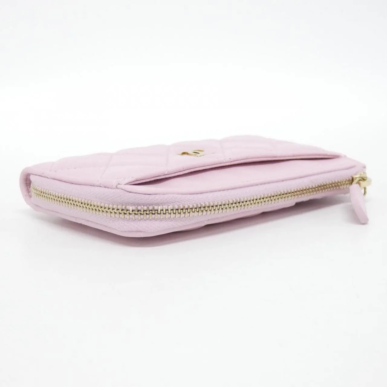 CHANEL Timeless Classic AP3179 Card Case Lambskin Pink Lambskin Rank A - Thumbnail 3