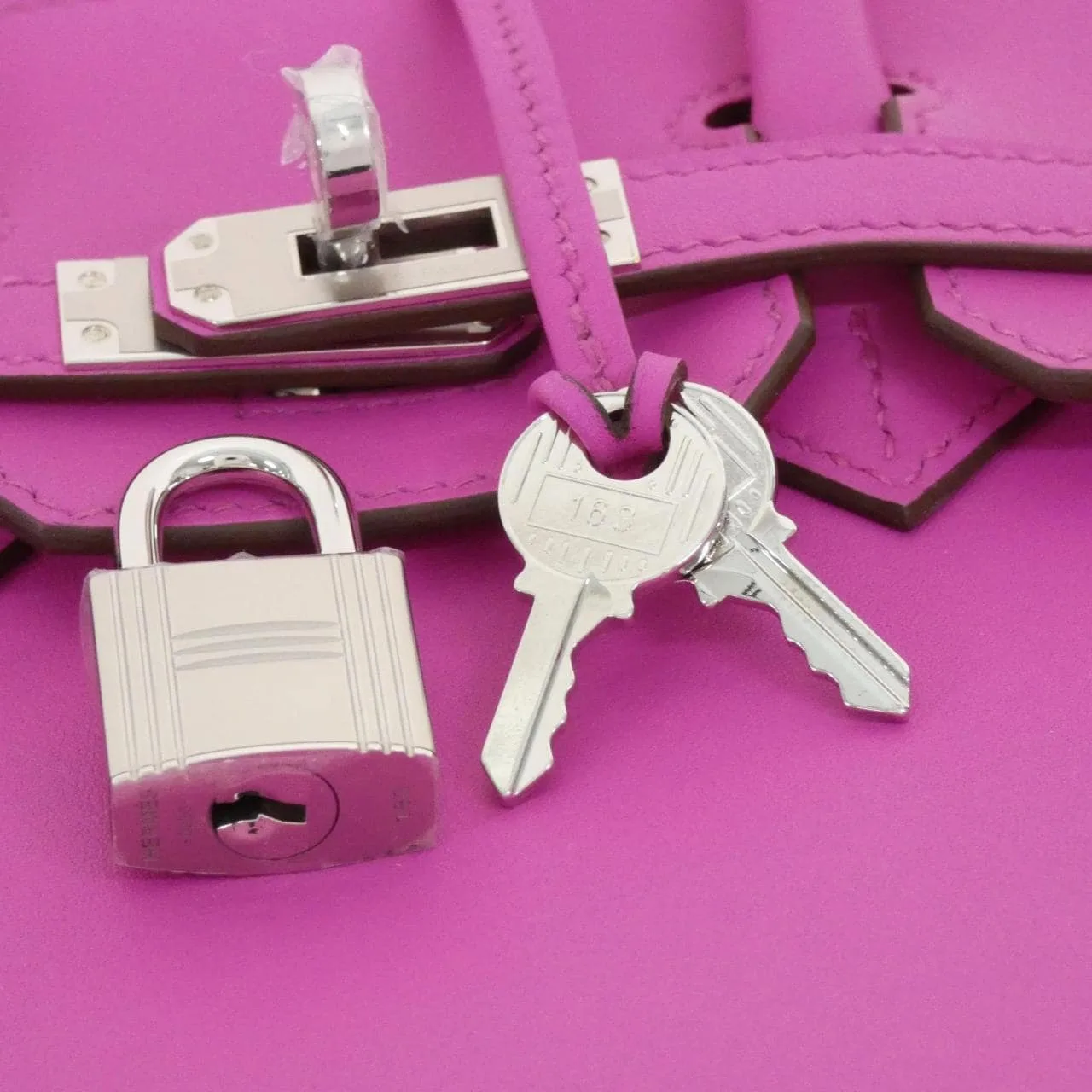 HERMES Birkin 049362CK Handbag Swift Swift Leather Unused - Thumbnail 4