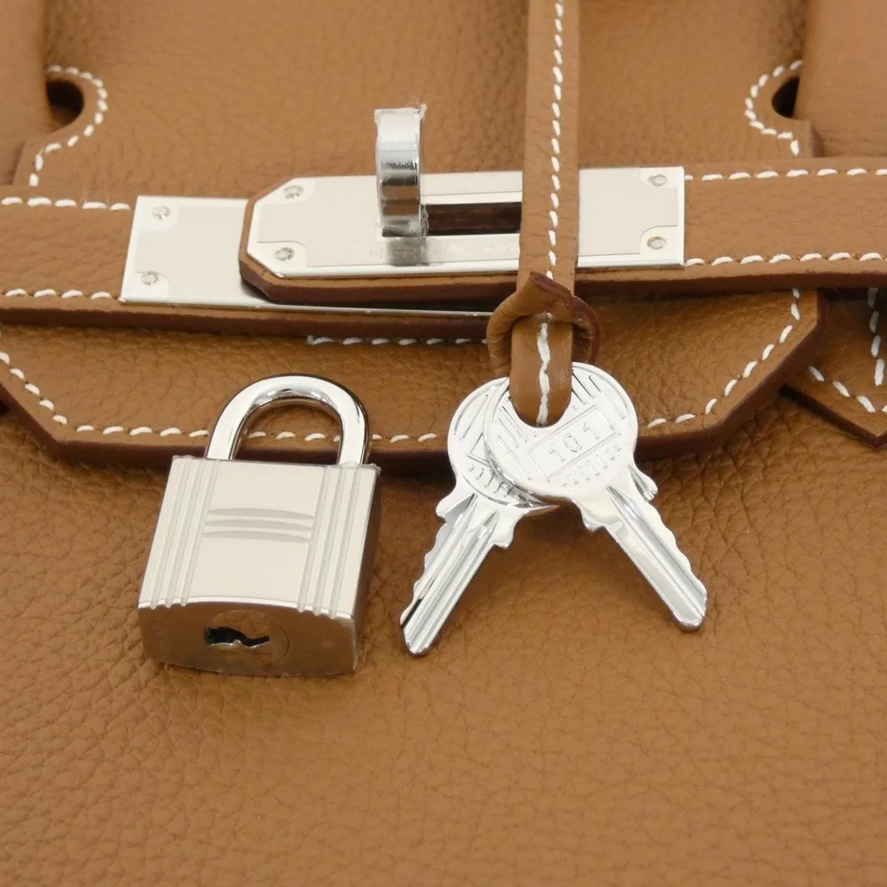 HERMES Birkin 030520CK Handbag Togo 金色 Togo 牛皮 未使用品 - 縮圖 4