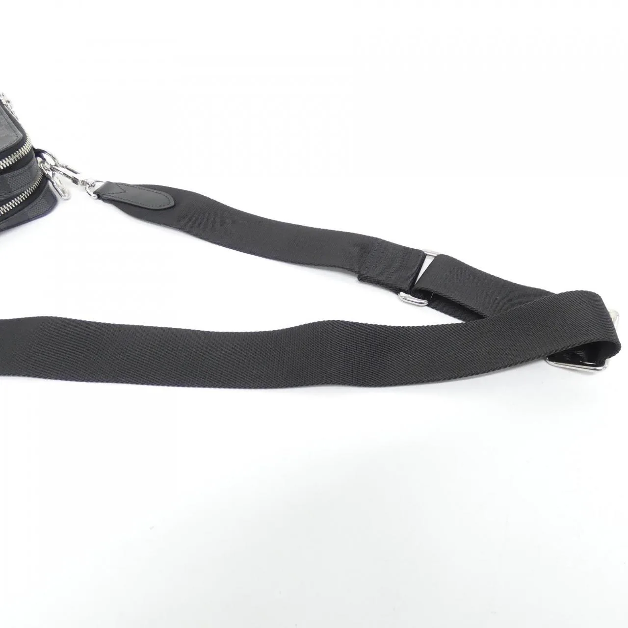 LOUIS VUITTON N60418 肩背包 Damier 黑色 Damier 中古品A - 縮圖 6