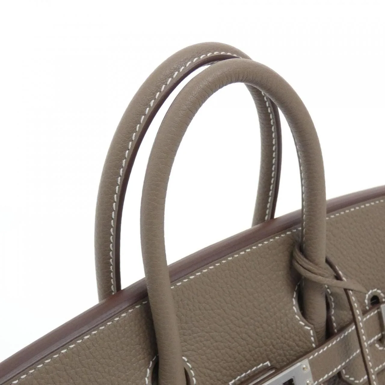 HERMES Birkin 041344CK Handbag Togo Etoupe Togo Leather Unused - Thumbnail 5