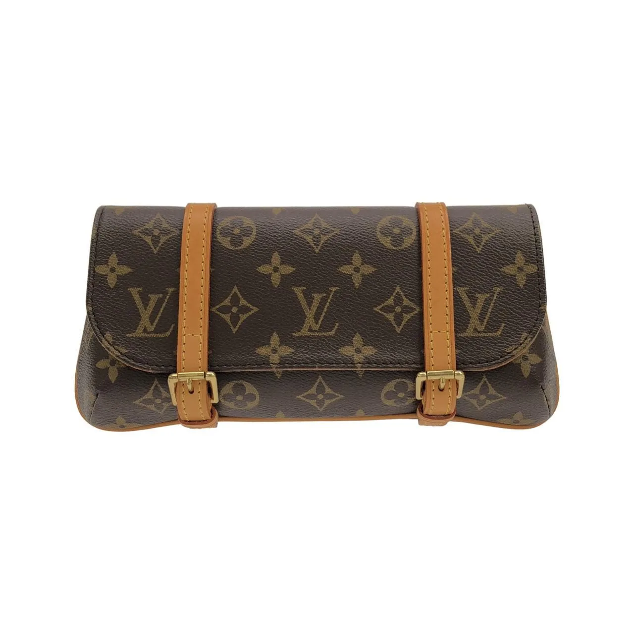 LOUIS VUITTON Pochette M51159 Belt Monogram Black
