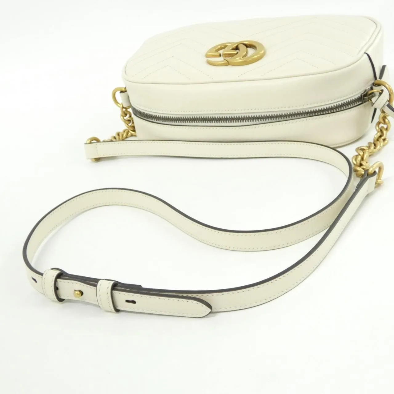 GUCCI Marmont 447632 DTD1T Shoulder Leather