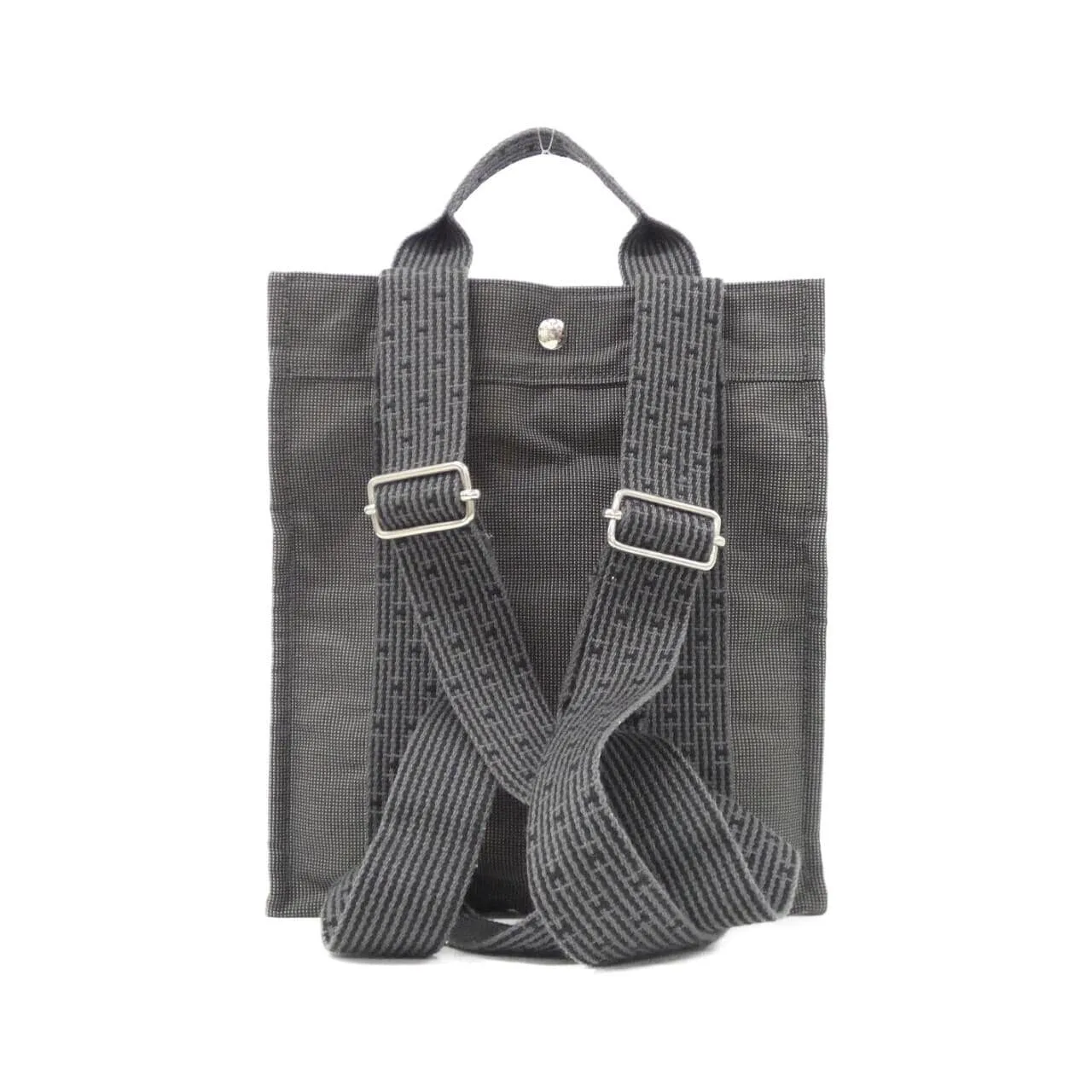 HERMES 101120M Backpack Canvas Black Canvas Rank A - Thumbnail 2