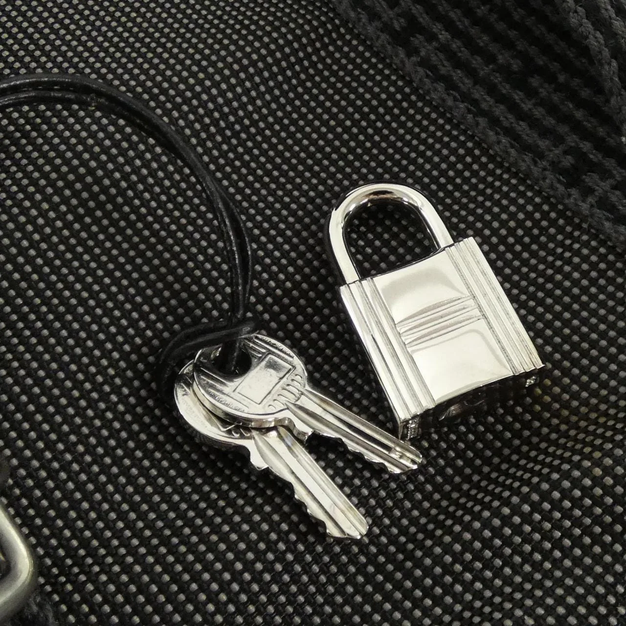 HERMES 101120M Backpack Canvas Black Canvas Rank A - Thumbnail 4