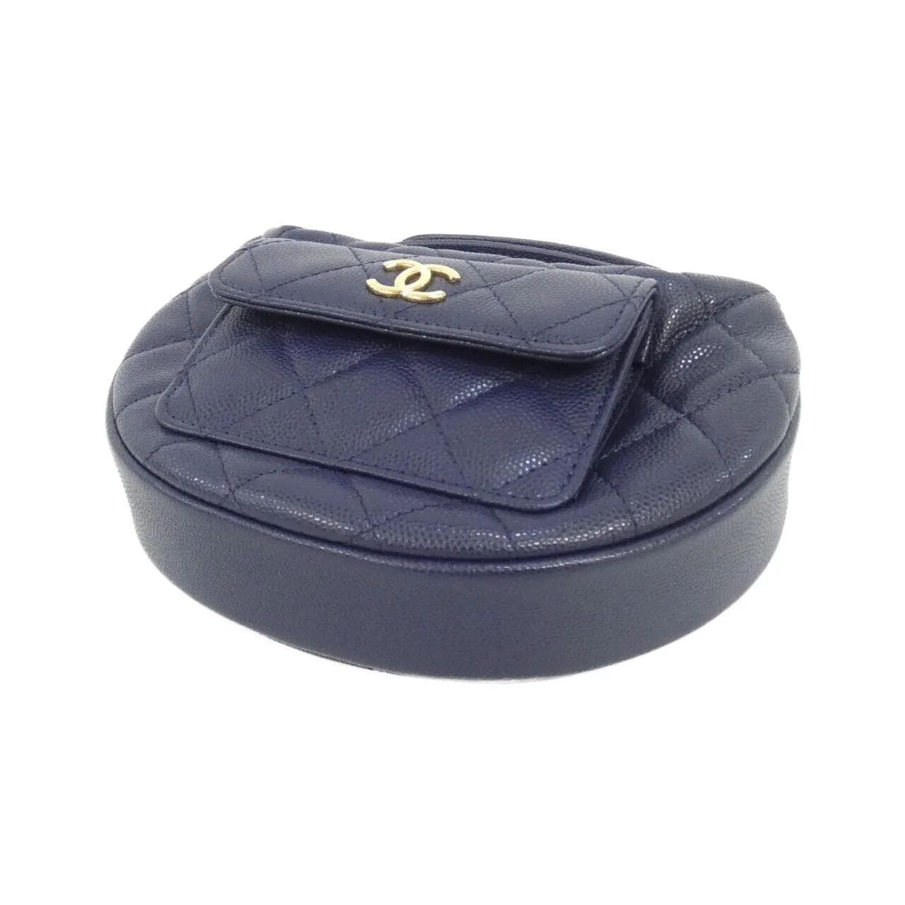 CHANEL Chanel 19 AP3467 Handbag Grained Calfskin Navy Grained Calfskin Rank A - Thumbnail 3