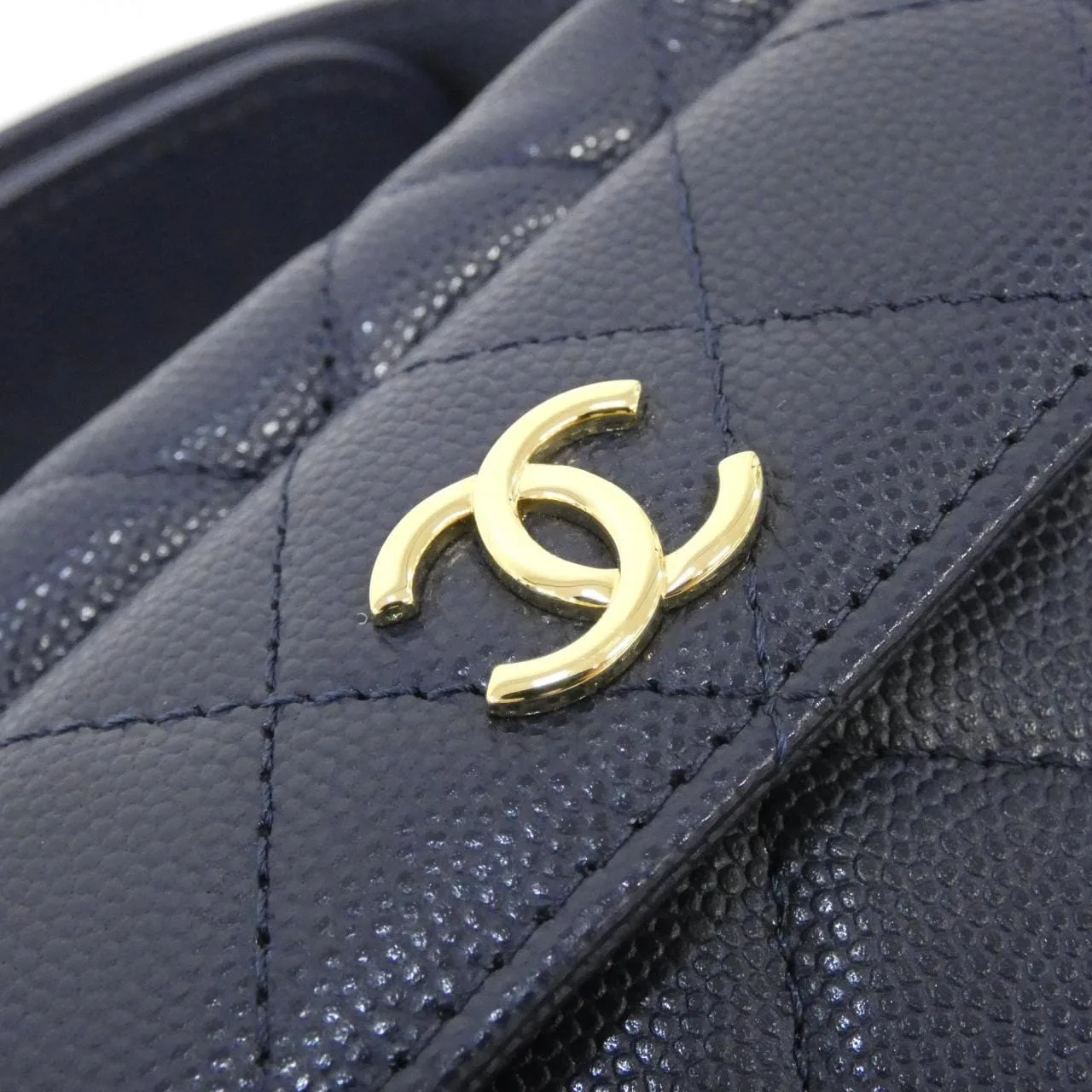 CHANEL Chanel 19 AP3467 Handbag Grained Calfskin Navy Grained Calfskin Rank A - Thumbnail 4