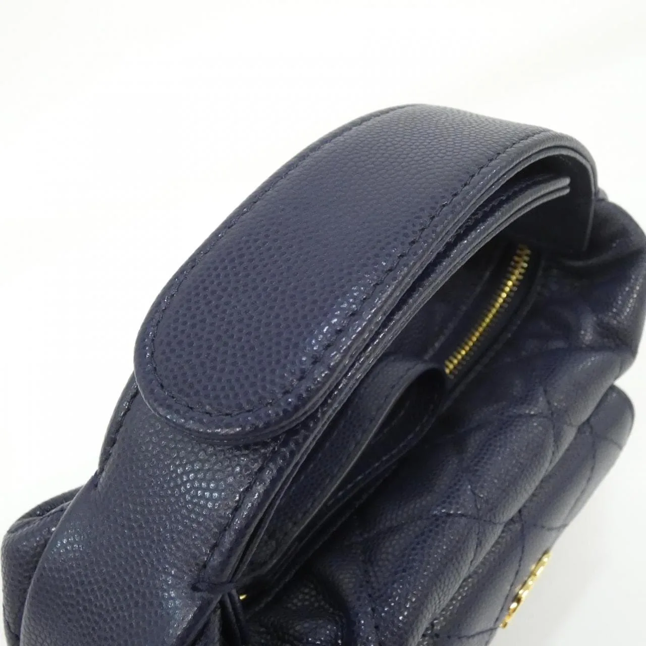 CHANEL Chanel 19 AP3467 Handbag Grained Calfskin Navy Grained Calfskin Rank A - Thumbnail 5