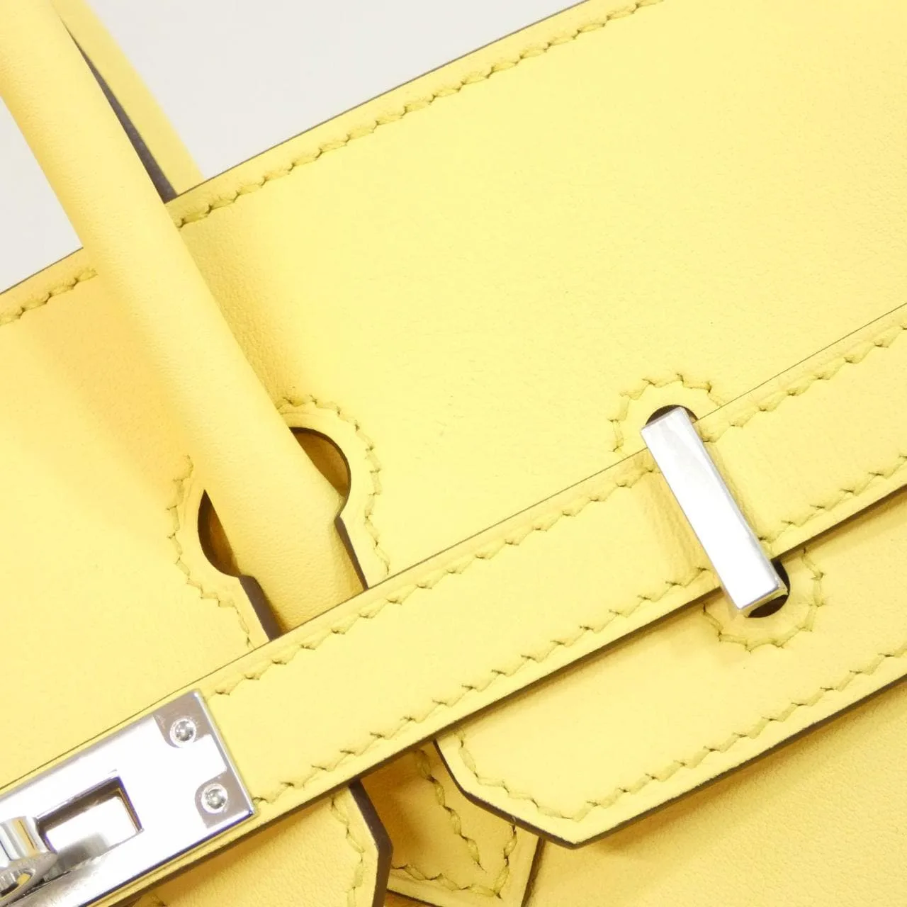 HERMES Birkin 049362CK Handbag Swift Black Swift Leather Rank A - Thumbnail 4