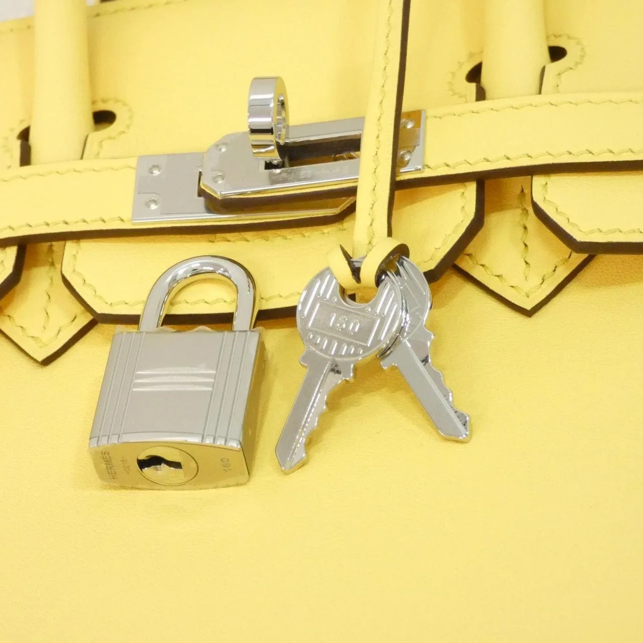 HERMES Birkin 049362CK Handbag Swift Black Swift Leather Rank A - Thumbnail 5