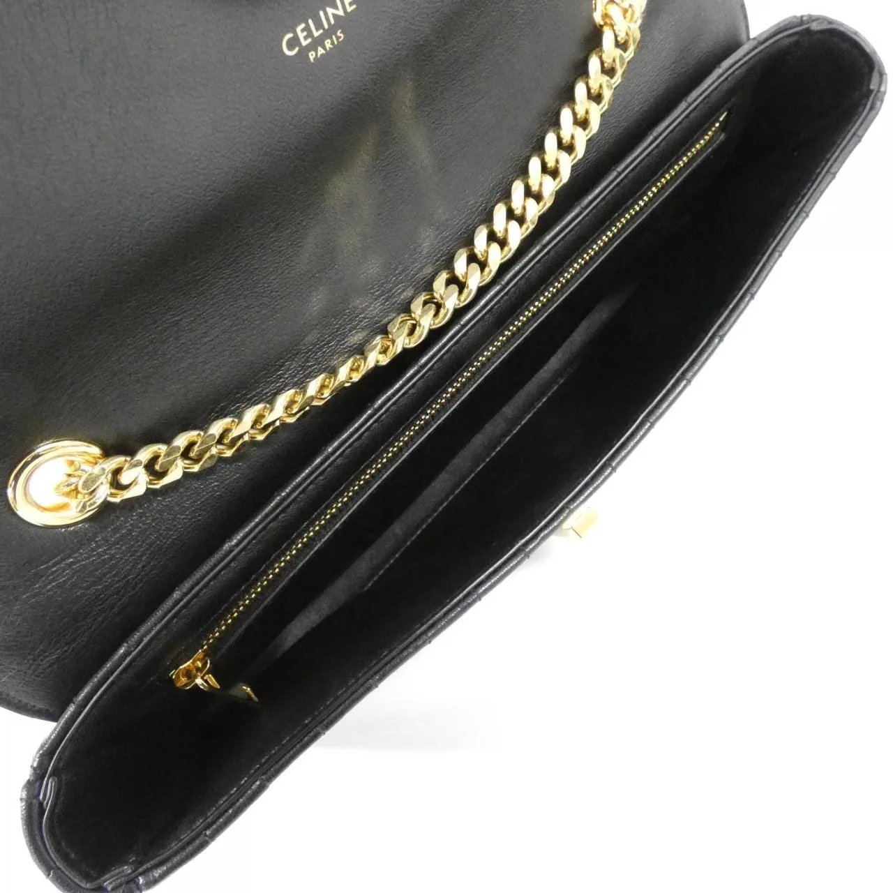 CELINE 196383DHG Shoulder Lambskin