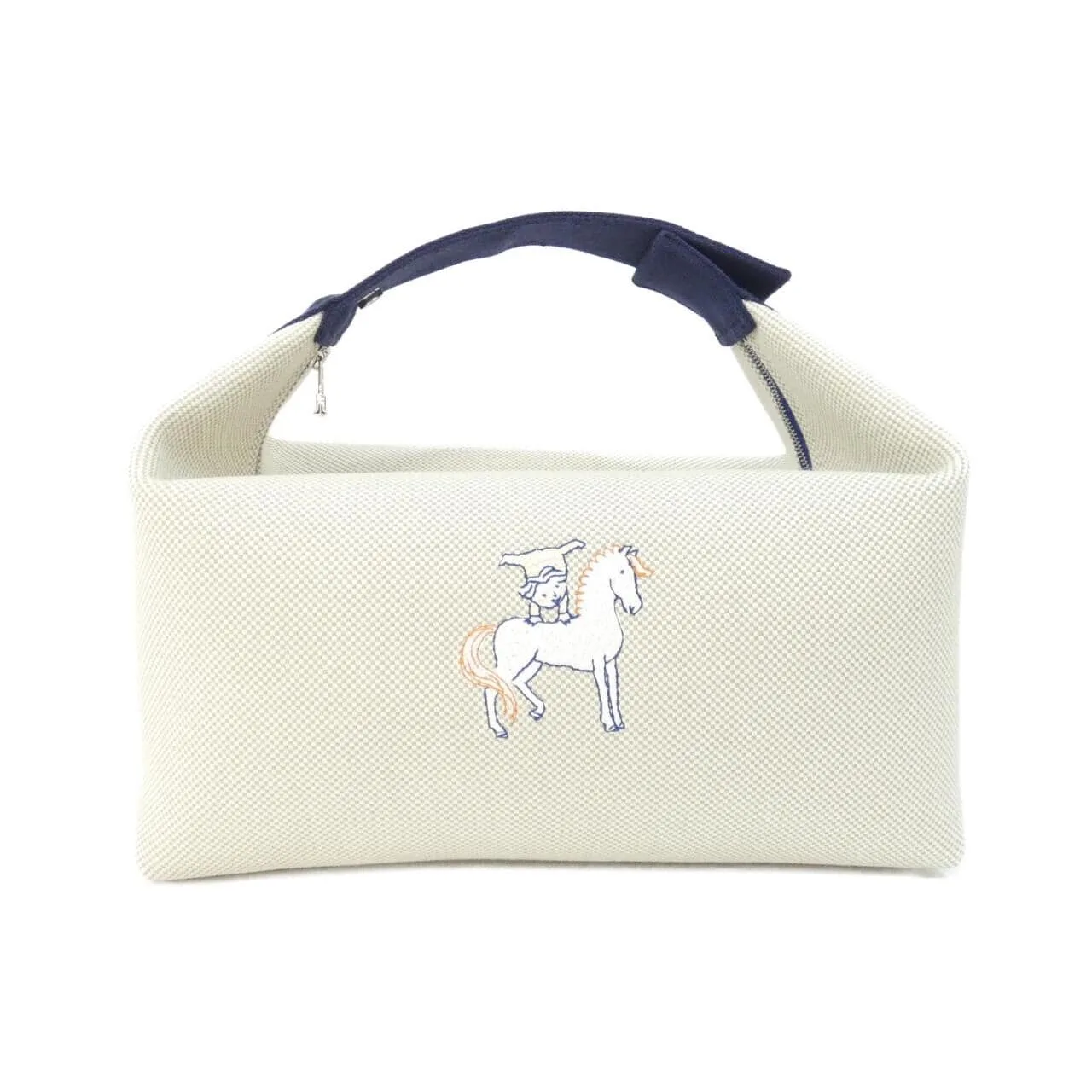 HERMES 103587M Pouch Canvas