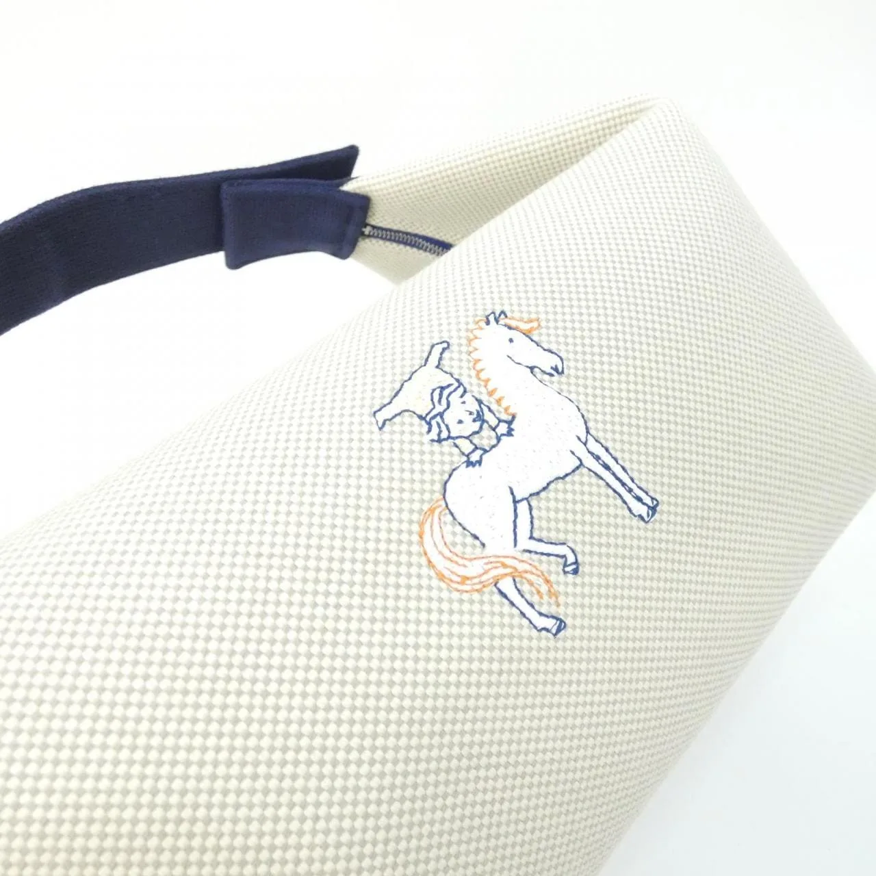 HERMES 103587M Pouch Canvas Black Canvas Rank A - Thumbnail 4