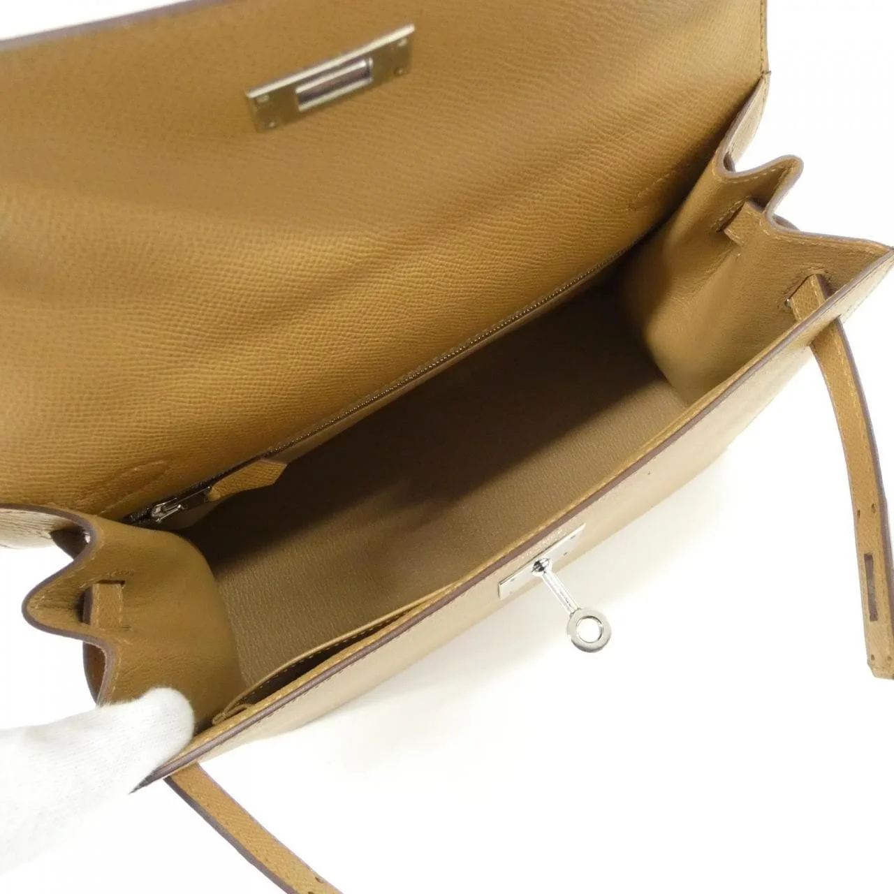 HERMES Kelly 042319CK Handbag Epsom