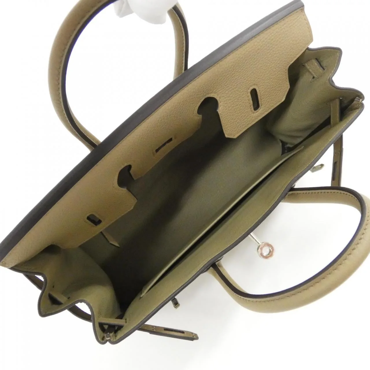 HERMES Birkin 041344CK Handbag Togo Beige Togo Leather Unused - Thumbnail 6