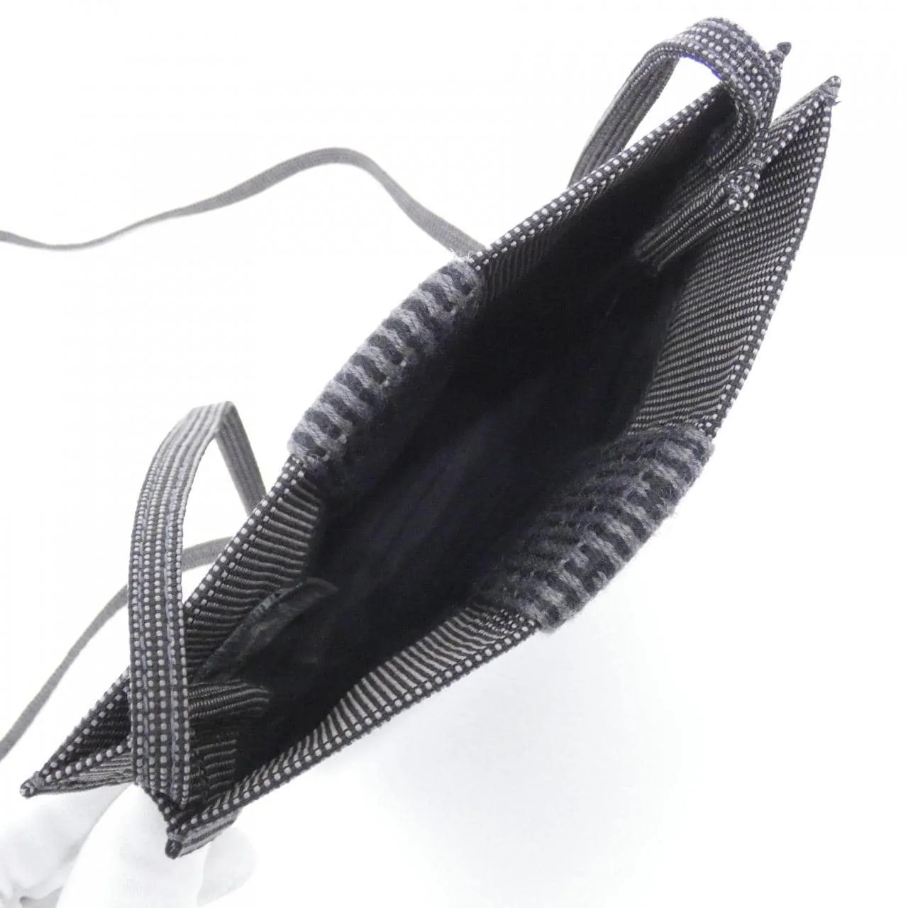 HERMES 100967M Shoulder Canvas Black Canvas Rank A - Thumbnail 4