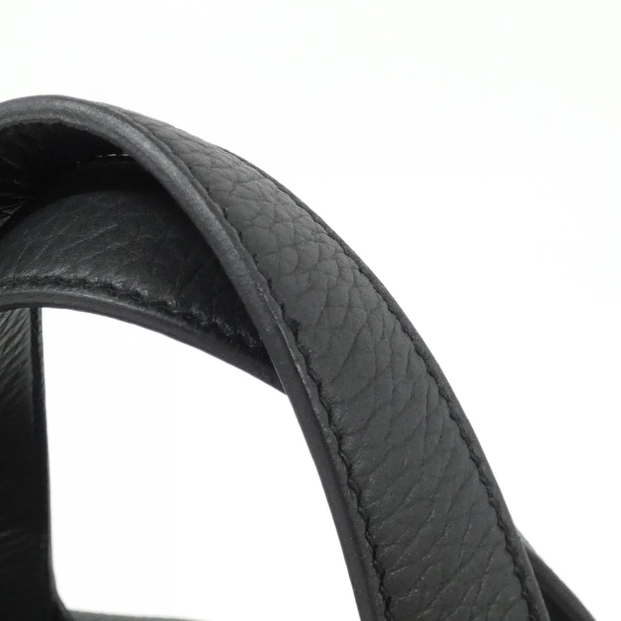 HERMES Picotin 056289CC Handbag Clemence Black Clemence Leather Rank A - Thumbnail 4