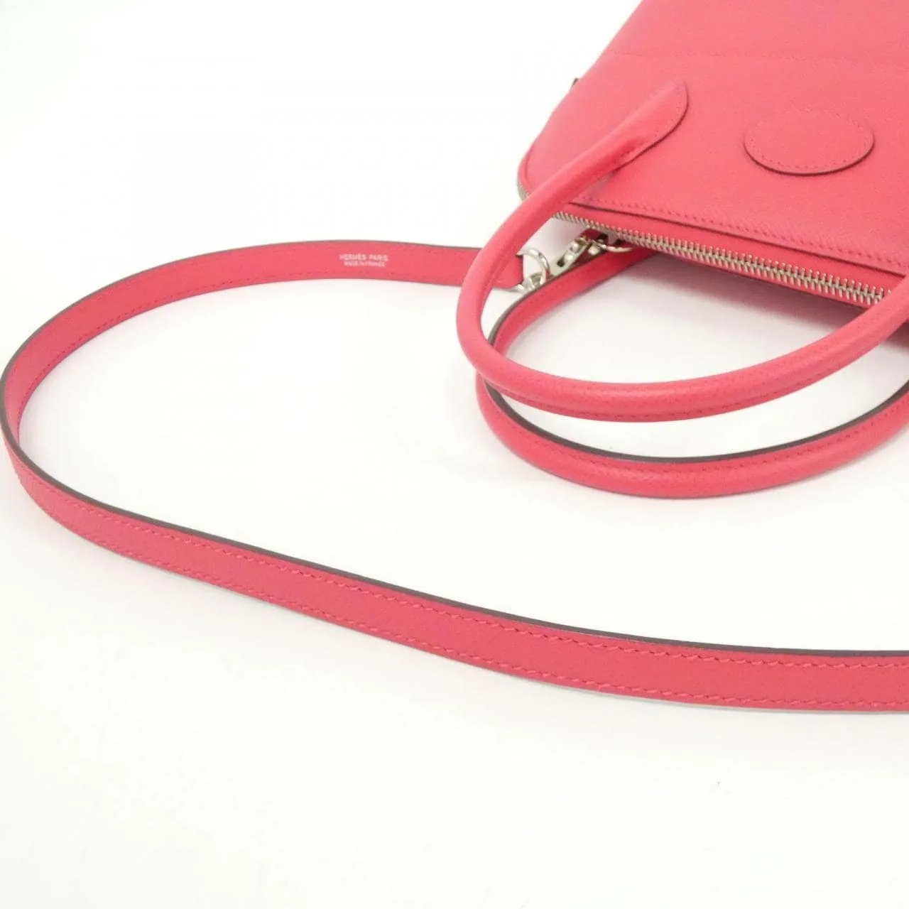 HERMES Bolide 041693CK Handbag Epsom Black Epsom Leather Rank A - Thumbnail 6