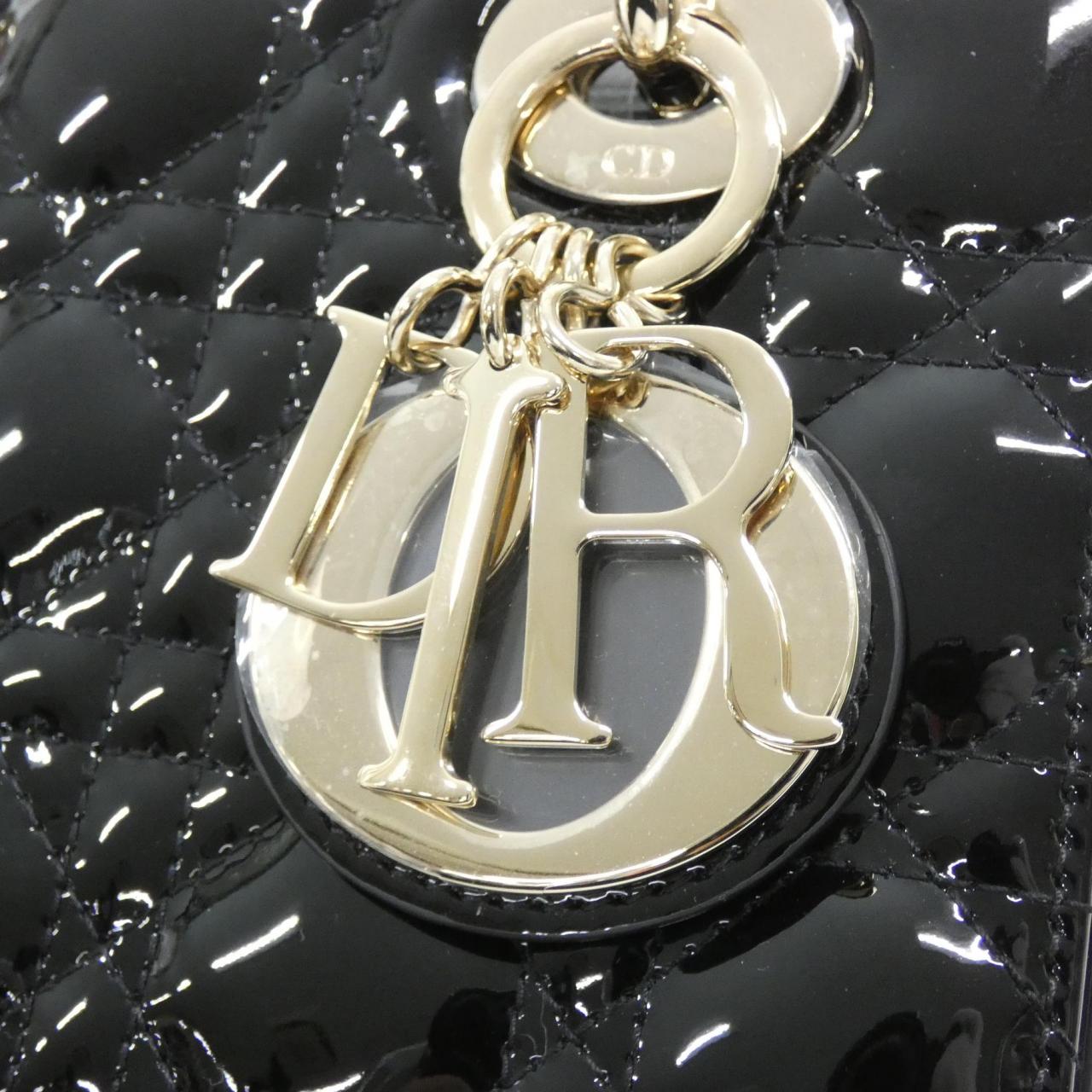 DIOR Lady Dior M0531OWCB 手提包 漆皮 4