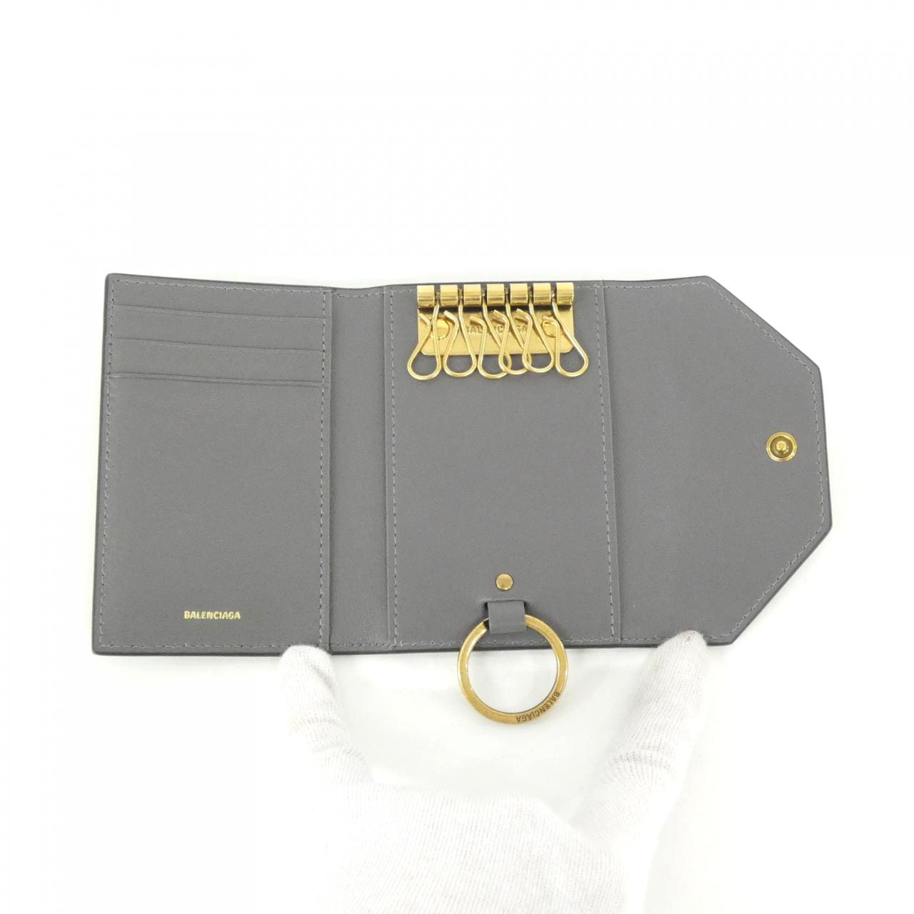 BALENCIAGA 736731 2AABY 鎖匙包 4