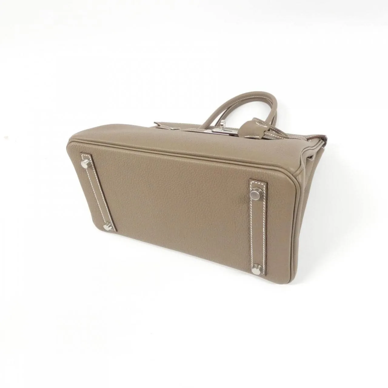 HERMES Birkin 030520CK Handbag Togo Etoupe Togo Leather Unused - Thumbnail 3