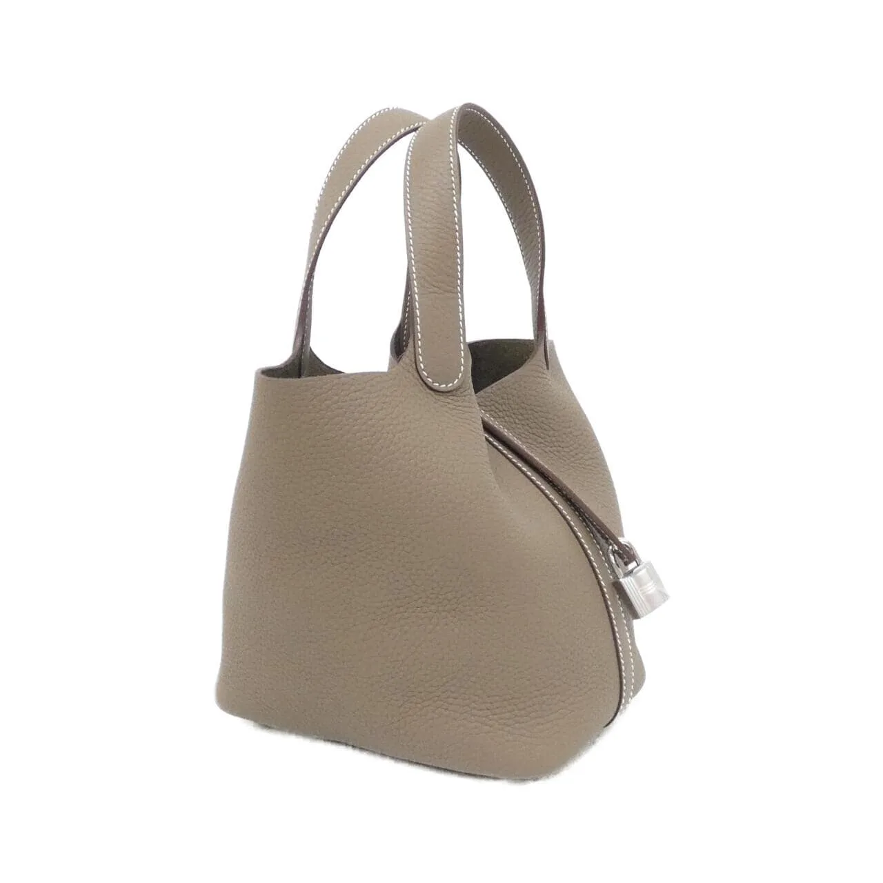 HERMES Picotin 056289CK Handbag Clemence