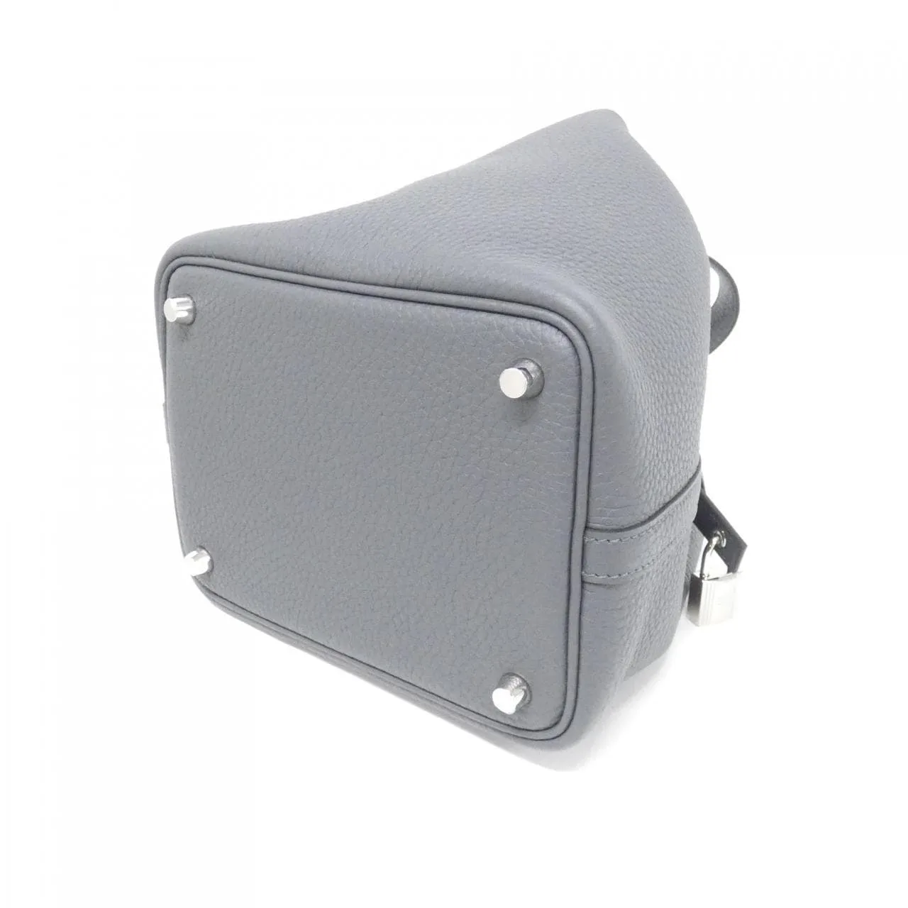 HERMES Picotin 056289CK Handbag Clemence Clemence Leather Unused - Thumbnail 2