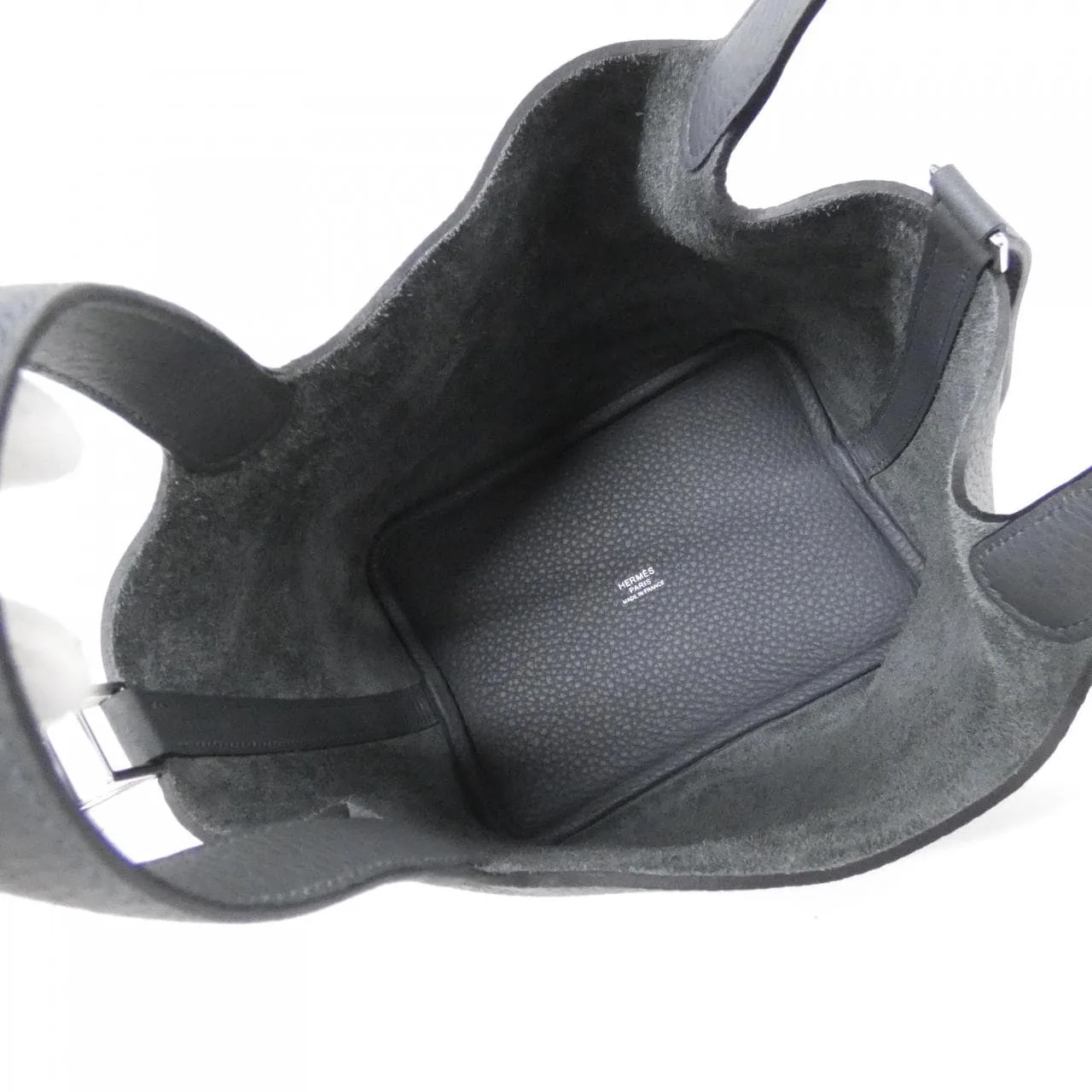 HERMES Picotin 056289CK Handbag Clemence Clemence Leather Unused - Thumbnail 5