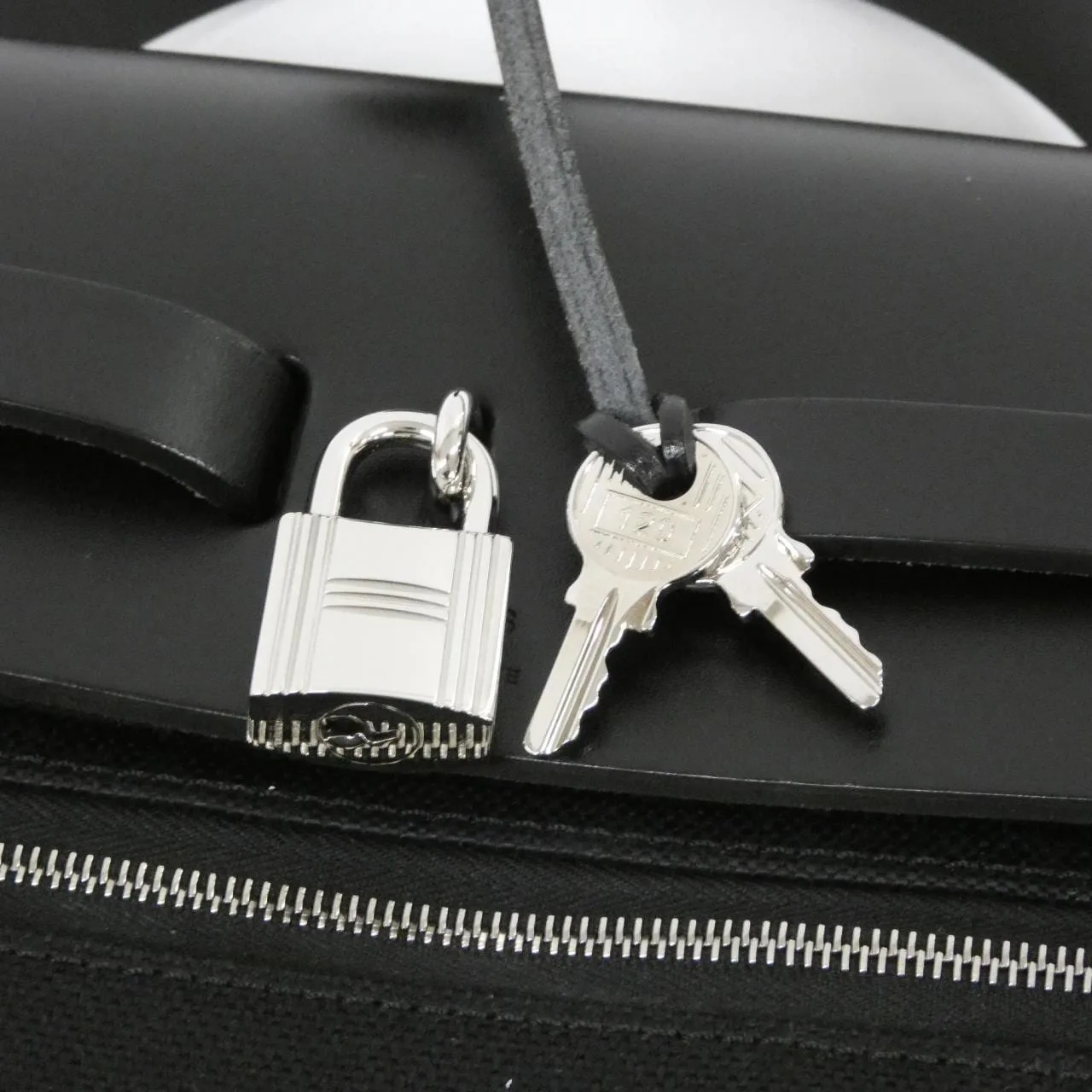 HERMES Herbag 084489CK Shoulder Black Rank A - Thumbnail 6