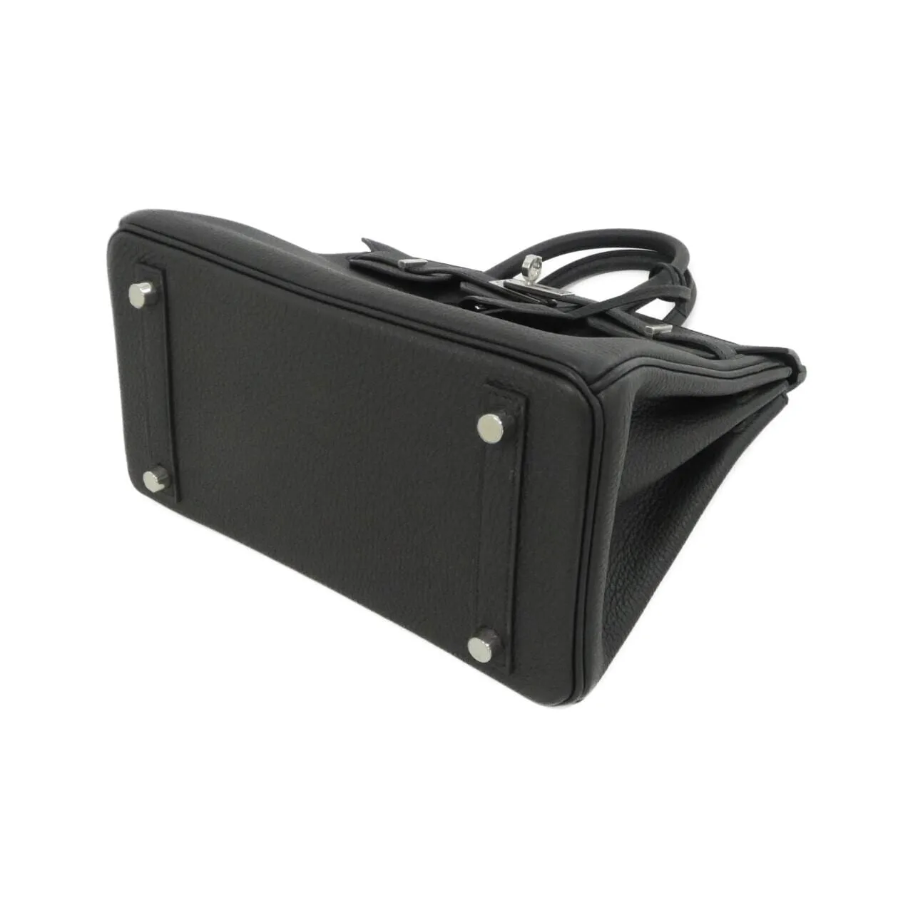 HERMES Birkin 041344CK Handbag Togo Black Togo Leather Unused - Thumbnail 3