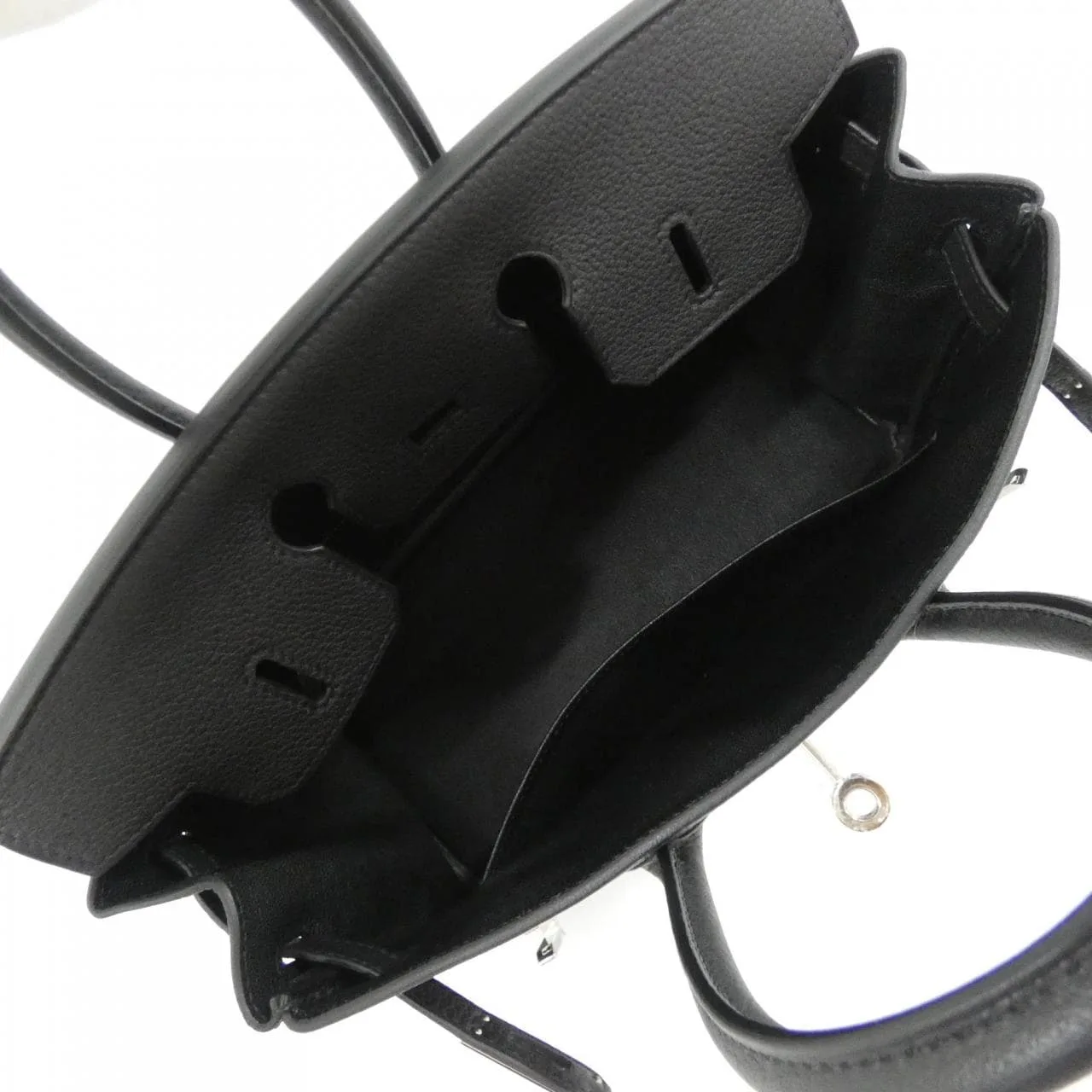 HERMES Birkin 041344CK Handbag Togo Black Togo Leather Unused - Thumbnail 6