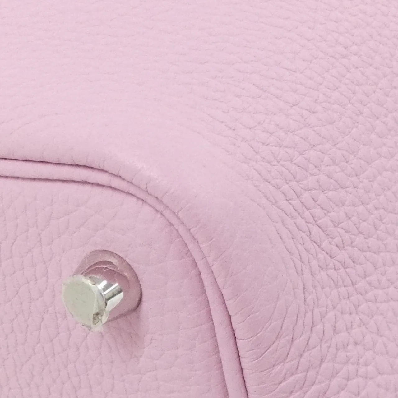 HERMES Picotin 056289CK Handbag Clemence Black Clemence Leather Rank A - Thumbnail 2