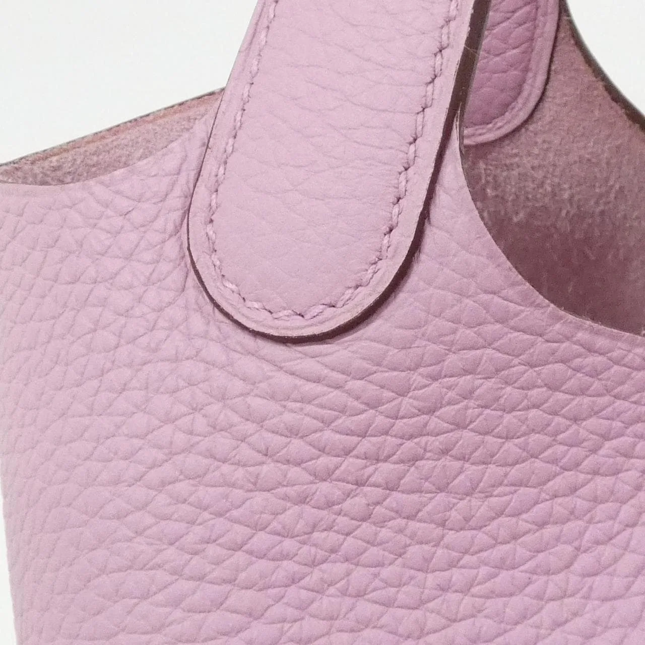 HERMES Picotin 056289CK Handbag Clemence Black Clemence Leather Rank A - Thumbnail 4