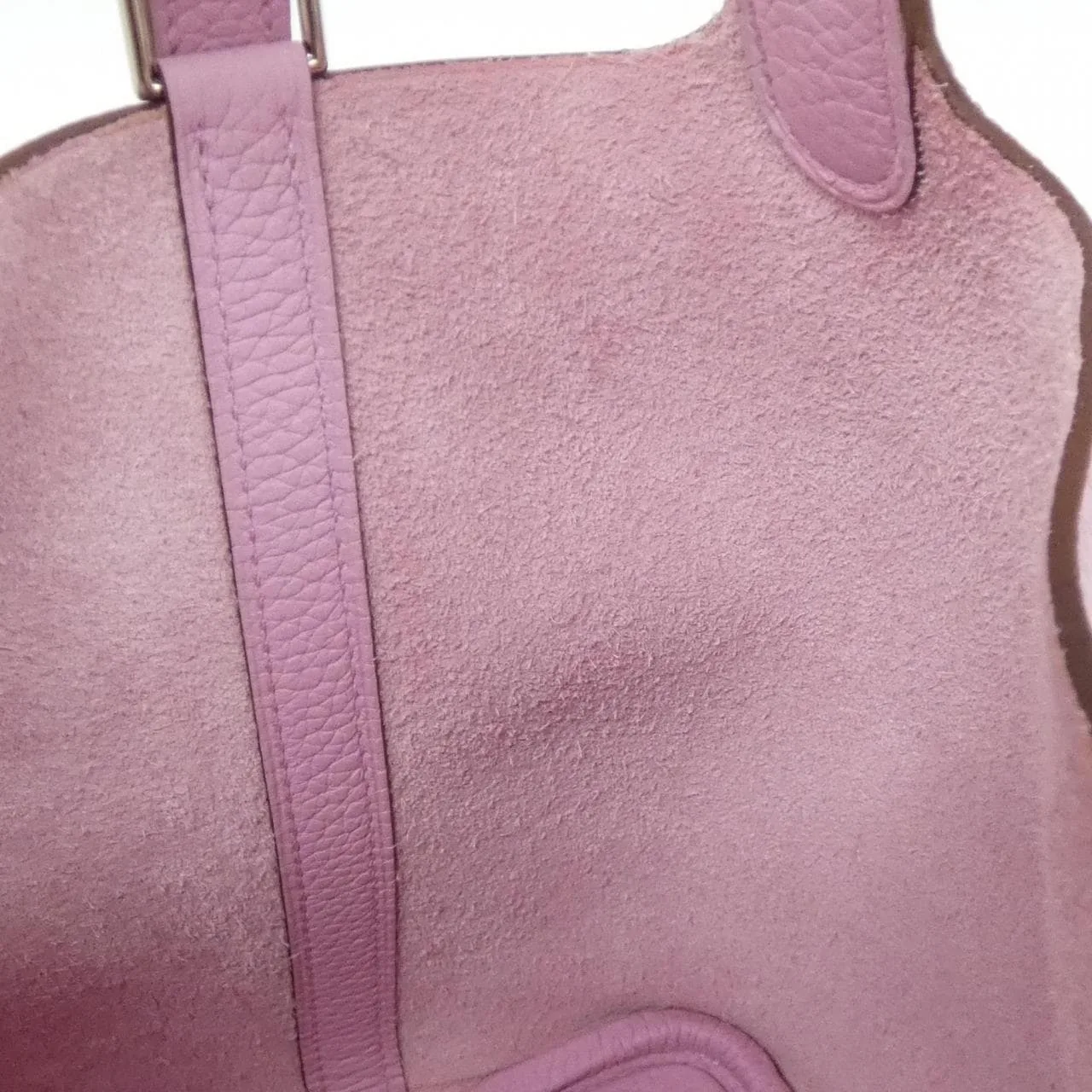 HERMES Picotin 056289CK Handbag Clemence Black Clemence Leather Rank A - Thumbnail 8