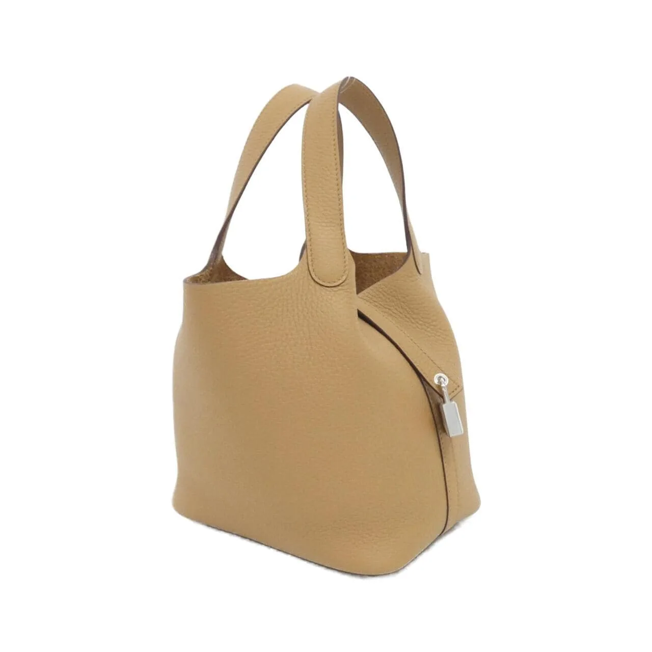 HERMES Picotin 056289CK Handbag Clemence