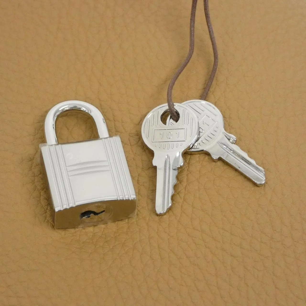 HERMES Picotin 056289CK Handbag Clemence Clemence Leather Unused - Thumbnail 3