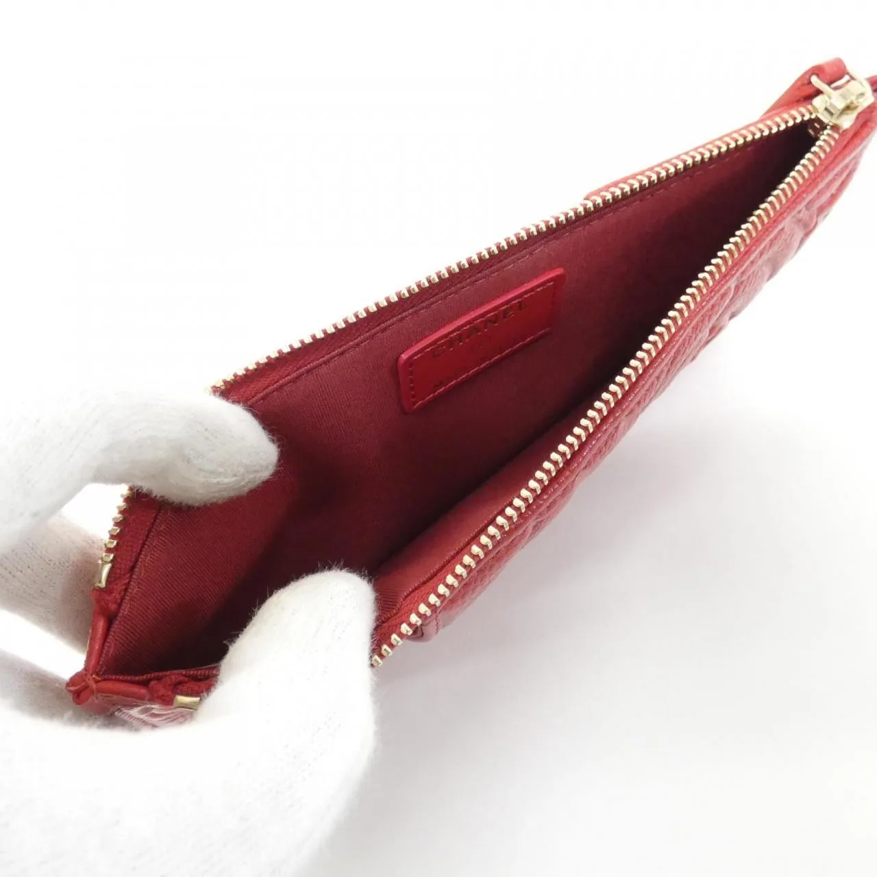 CHANEL Timeless Classic AP1253 Pouch Grained Calfskin