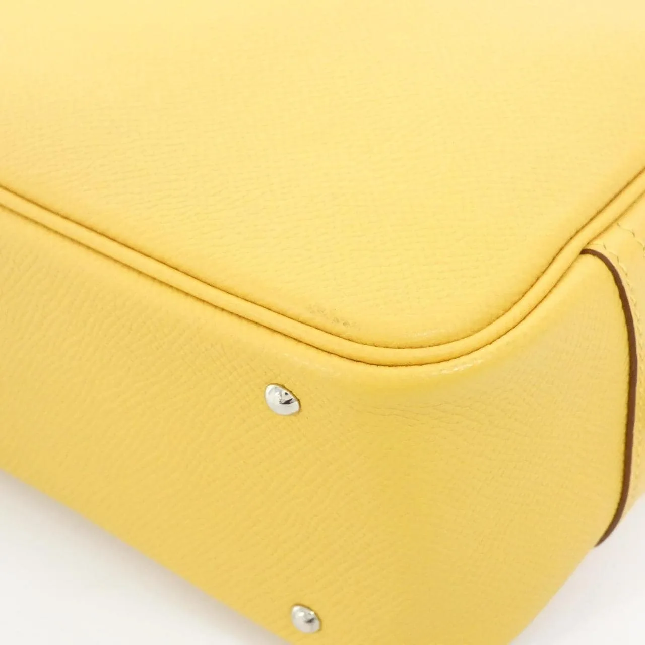 HERMES Plume 041432CK Handbag Epsom Black Epsom Leather Rank A - Thumbnail 2