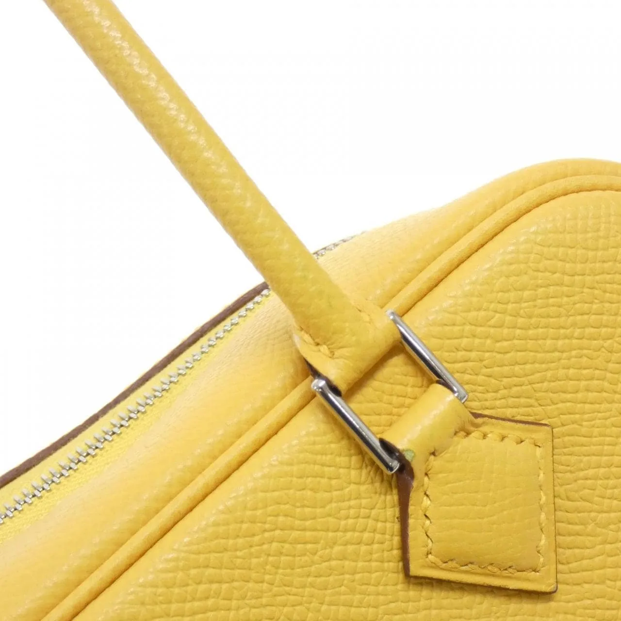 HERMES Plume 041432CK Handbag Epsom Black Epsom Leather Rank A - Thumbnail 4