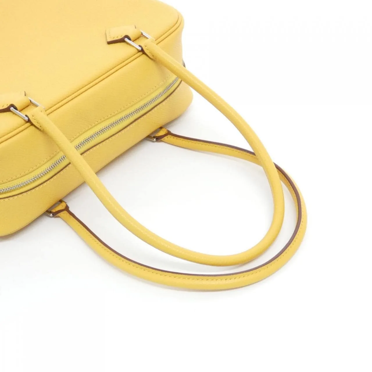 HERMES Plume 041432CK Handbag Epsom Black Epsom Leather Rank A - Thumbnail 5