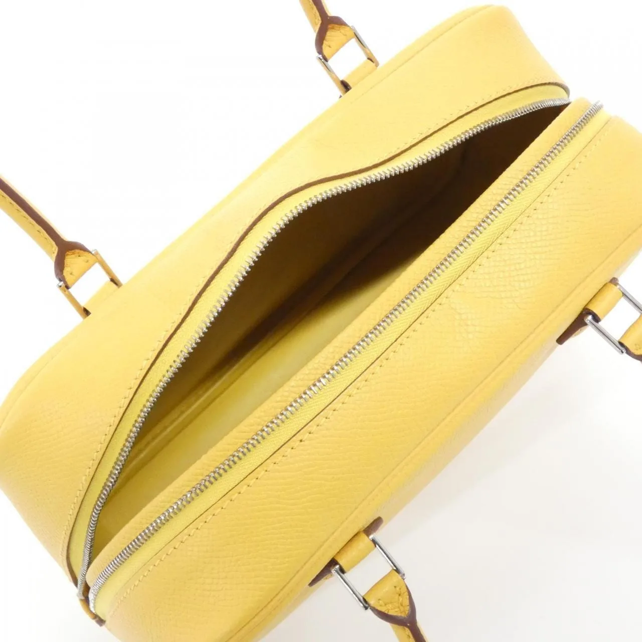 HERMES Plume 041432CK Handbag Epsom Black Epsom Leather Rank A - Thumbnail 6