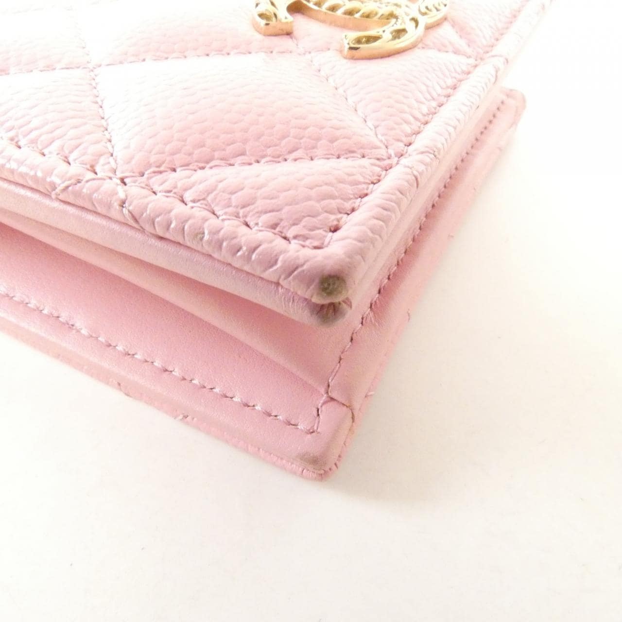 CHANEL Chanel 19 AP3055 銀包 荔枝紋牛皮 3