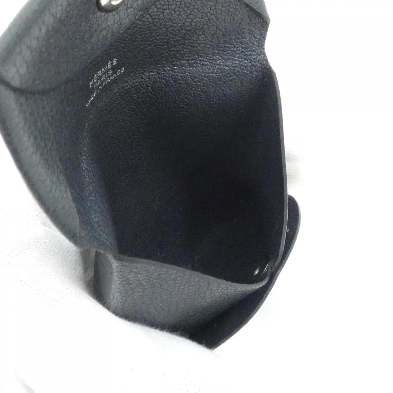HERMES 078383CK Coin Case Black Rank A - Thumbnail 6