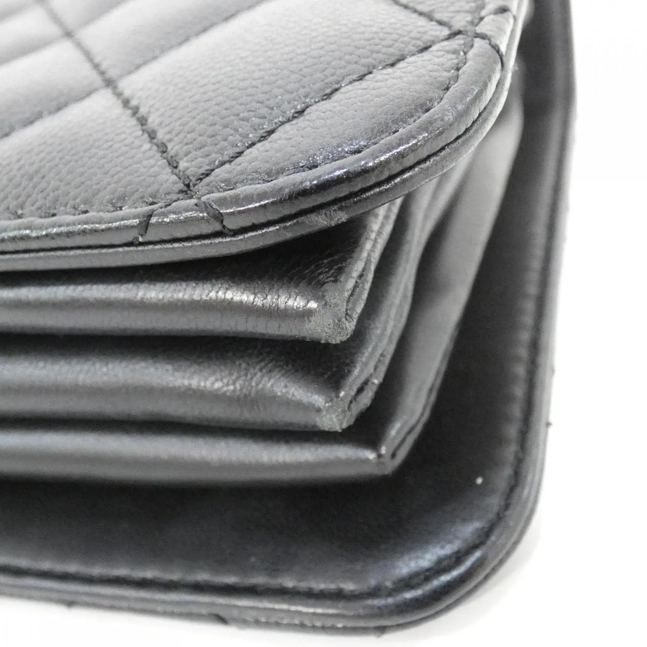 CHANEL AS4286 Handbag Grained Calfskin Black Grained Calfskin Rank B - Thumbnail 3