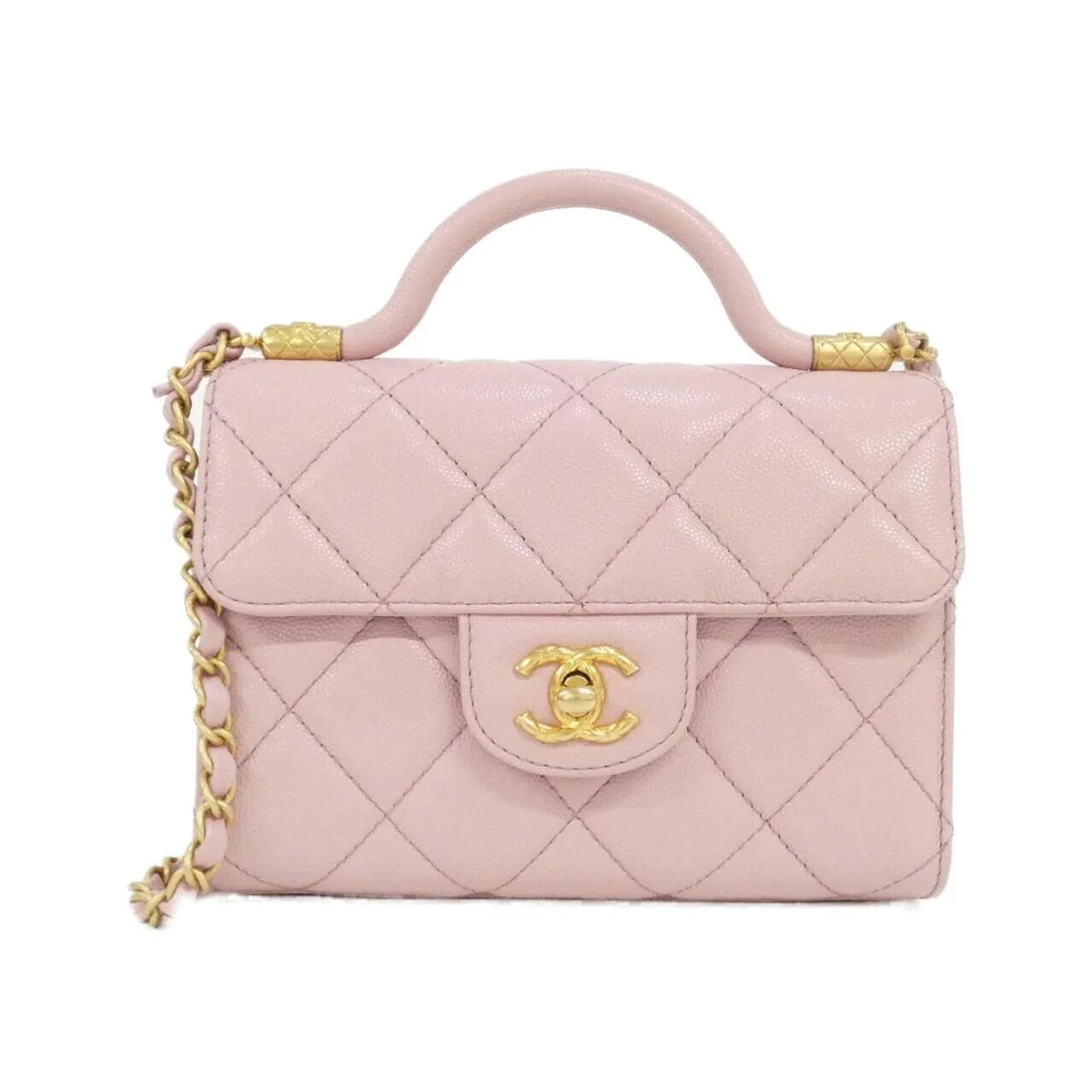 CHANEL AS4956 Handbag Grained Calfskin