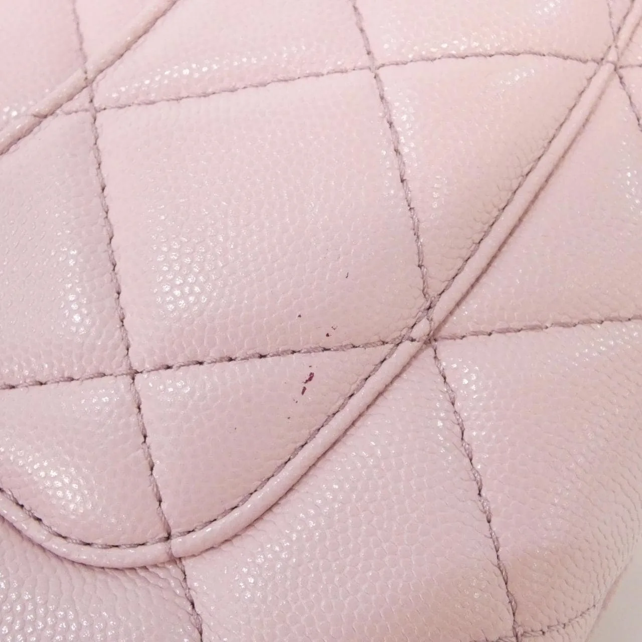 CHANEL AS4956 Handbag Grained Calfskin Pink Grained Calfskin Rank A - Thumbnail 5