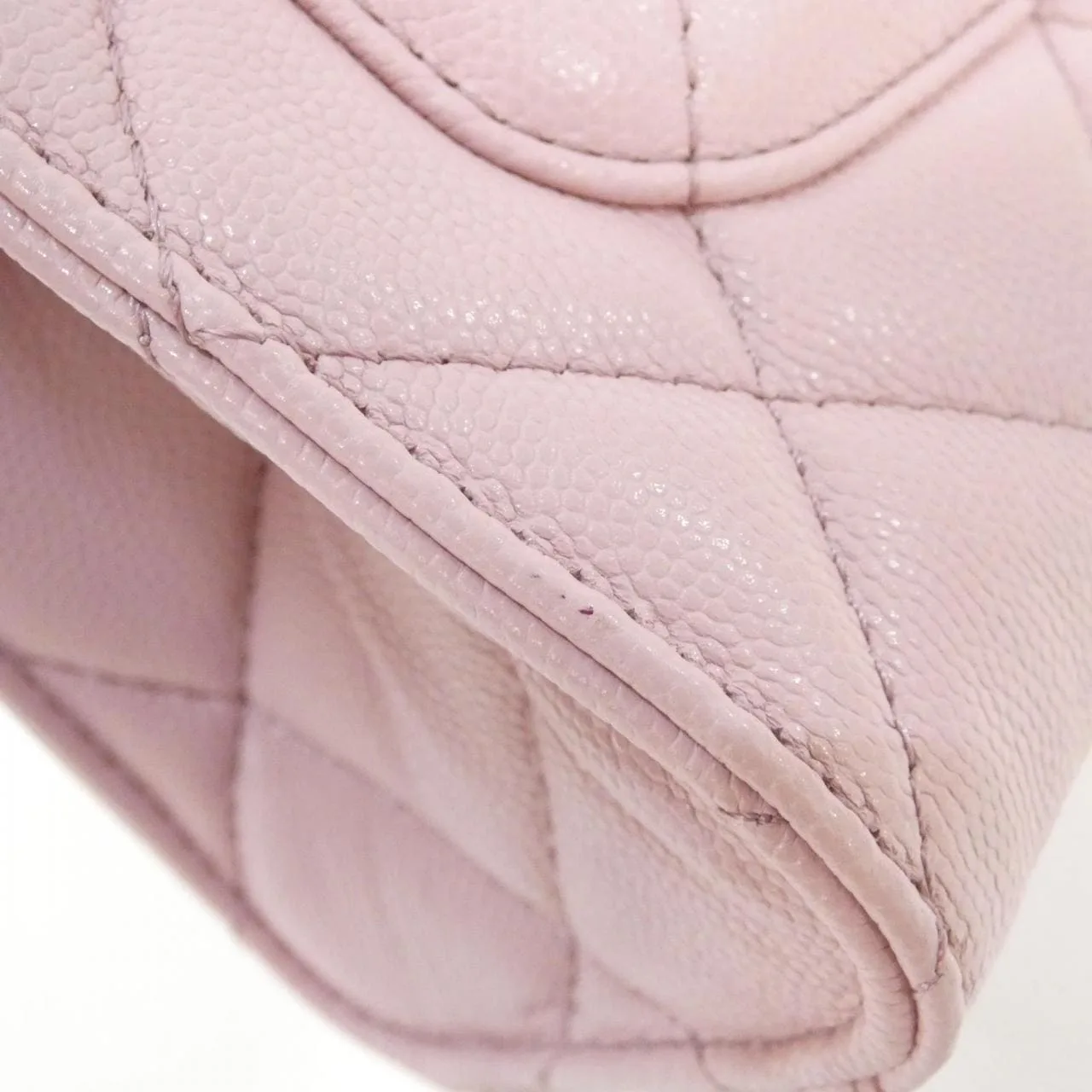 CHANEL AS4956 Handbag Grained Calfskin Pink Grained Calfskin Rank A - Thumbnail 6