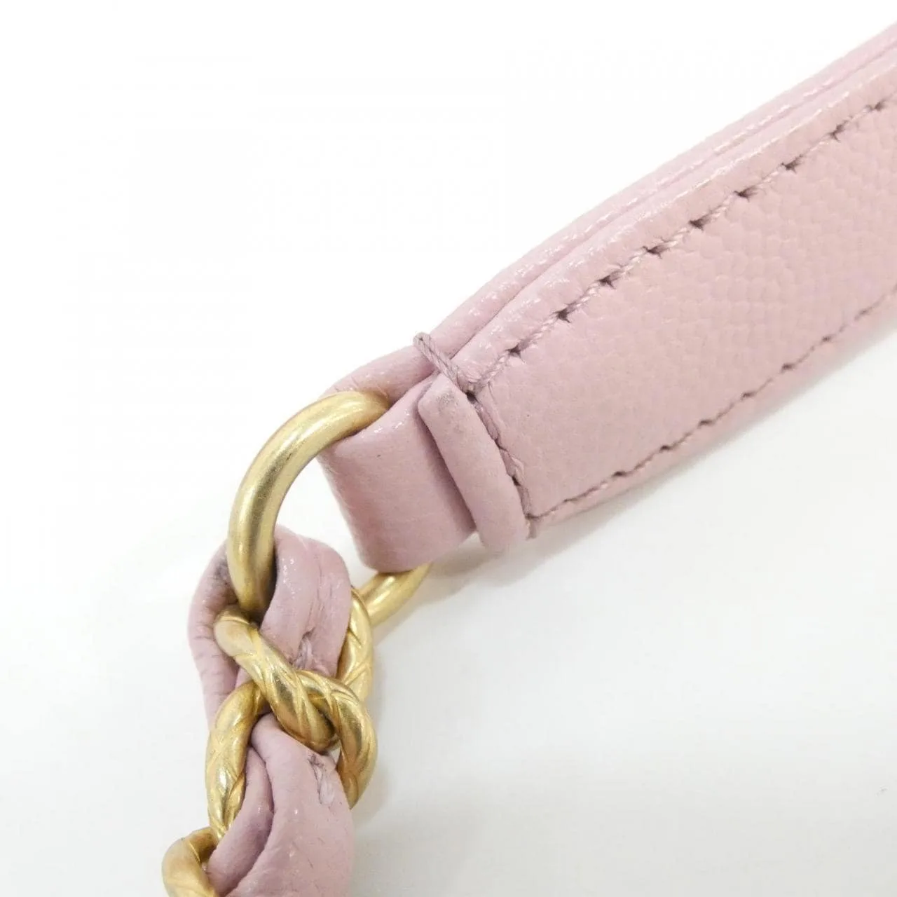 CHANEL AS4956 Handbag Grained Calfskin Pink Grained Calfskin Rank A - Thumbnail 8