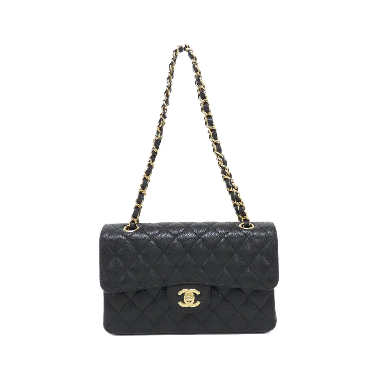 CHANEL Matelasse 1113 Shoulder Grained Calfskin