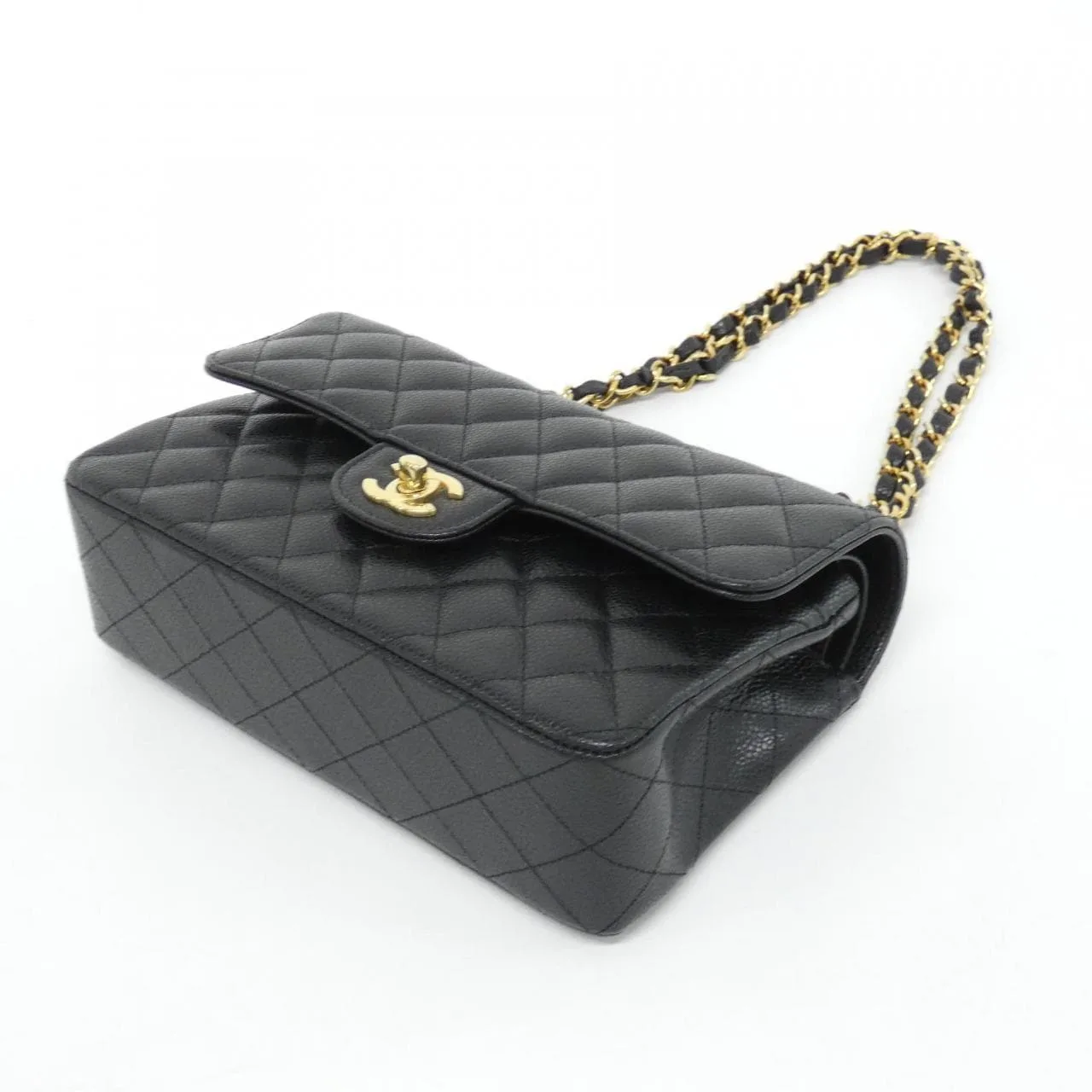 CHANEL Matelasse 1113 Shoulder Grained Calfskin
